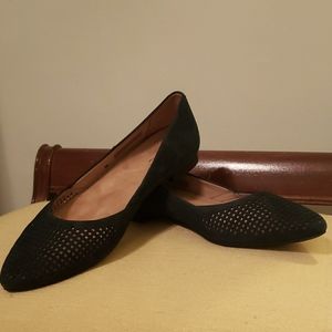 Vionic Gem Posey Style Suede Flats in Teal, Size 8 - NEVER WORN!